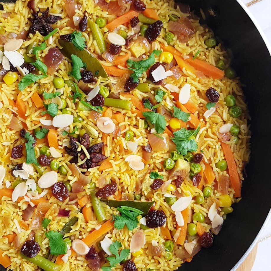 Delicious Vegetable Pilau/pilaf Sunita Patmanathan